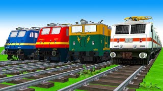 【踏切アニメ】あぶない電車 Train vs Animals 🚦 Fumikiri 3D Railroad Crossing Animation #new
