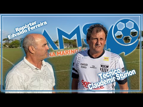 Tec. Claudemir Sturion do Grêmio  fala de sua expectativa na estreia do Paranaense Terceira Divisão.