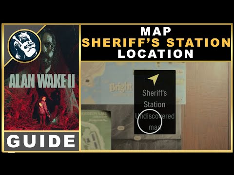 Alan Wake 2 Sheriff Station Map