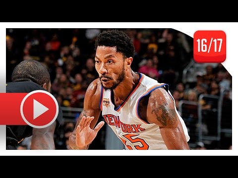 Derrick Rose Full Highlights vs Cavaliers (2016.10.25) - 17 Pts, Official Knicks Debut