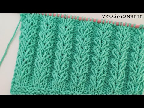 STEP BY STEP EASY KNITTING STITCH FOR LEFT-HANDED