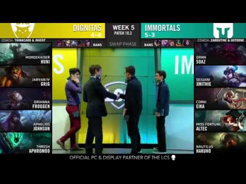 Dignitas (DIG) vs Immortals (IMT) Highlights | LCS Spring 2020 W5D1