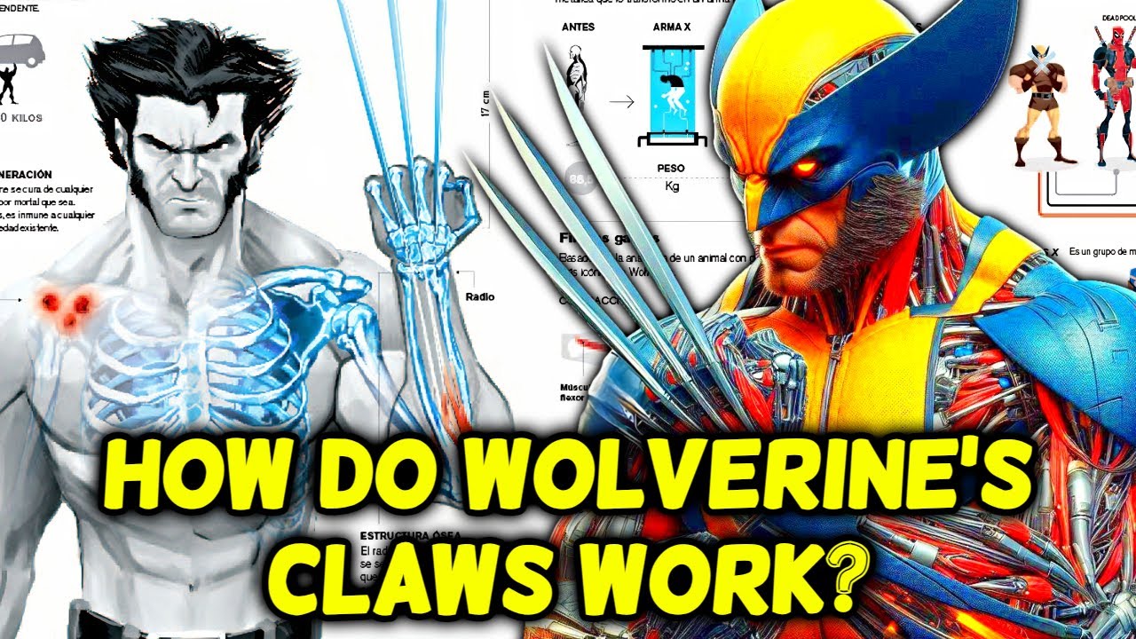 The Anatomy of Wolverine Lethal Claws - How Do They Really Work? - Explored