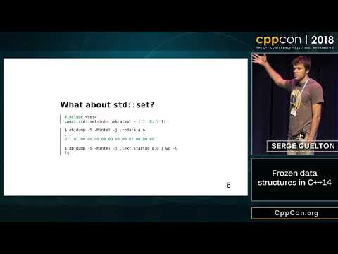 CppCon 2018: Serge Guelton “Frozen data structures in C++14”
