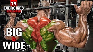 TOP BACK exercises to build all of your back muscles (19 EXERCISES)