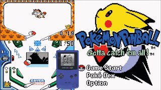 Pokémon Pinball Blue Table Game Boy Color  - C&M Plays
