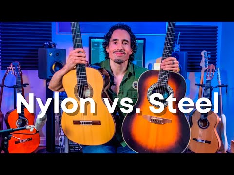 Akustikgitarre mit Nylonsaiten oder mit Stahlsaiten – Welche sollten Sie KAUFEN?