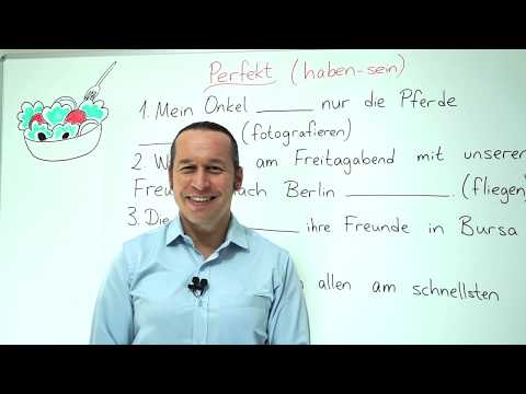 German A2 INTENSIV Lesson - 3 Perfect Tense (Haben - Sein) Which one is used: "Haben" - "Sein"?