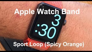 Apple Watch Sport Loop Band (SPICY ORANGE) Unboxing 🔥🍊 Apple Watch Sport Loop Band (SPICY ORANGE) Unboxing 🔥🍊