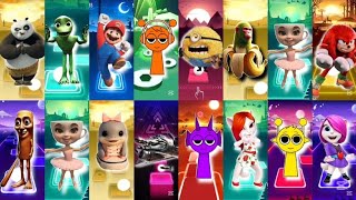 🔥 Super Mega Batll 🔥 Kung Fu Panda - Super Mario - Ballerina Cappuccina - Sonc - Sprunki - Angela