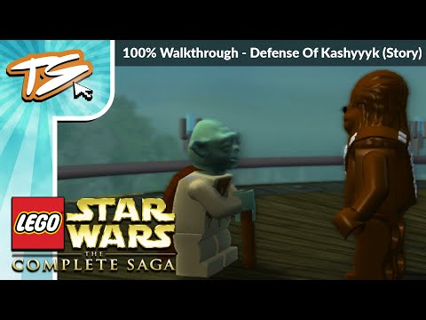 DEFENSE OF KAHYYYK!! - LEGO STAR WARS: THE COMPLETE SAGA 100% WALKTHROUGH #16