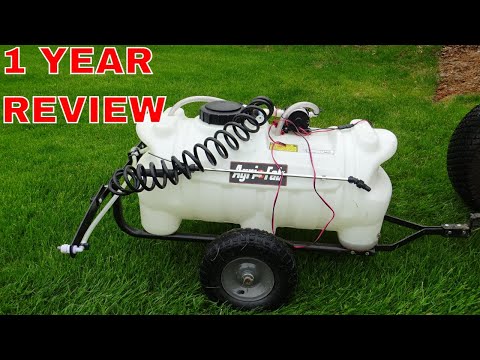 Agri-Fab Tow Behind Liquid Sprayer 1 Year Owner Review
