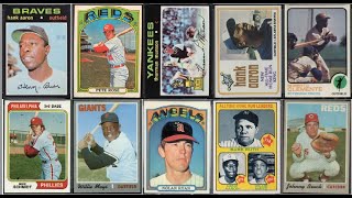 The 20 Most Valuable Topps Baseball Cards From 1970-1974