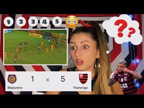 MENGÃO DEU UM BAILE- 😳‼️5 x 1 FLAMENGO ATROPELOU O MADUREIRA