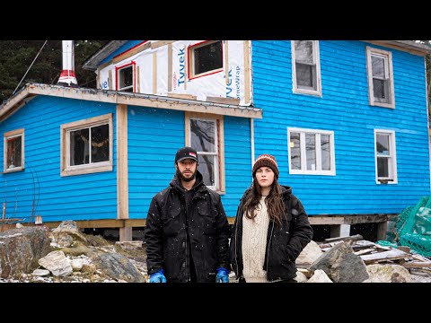 We Broke The Ice to Haul Supplies & Build Kelly's Cedar Bathroom!