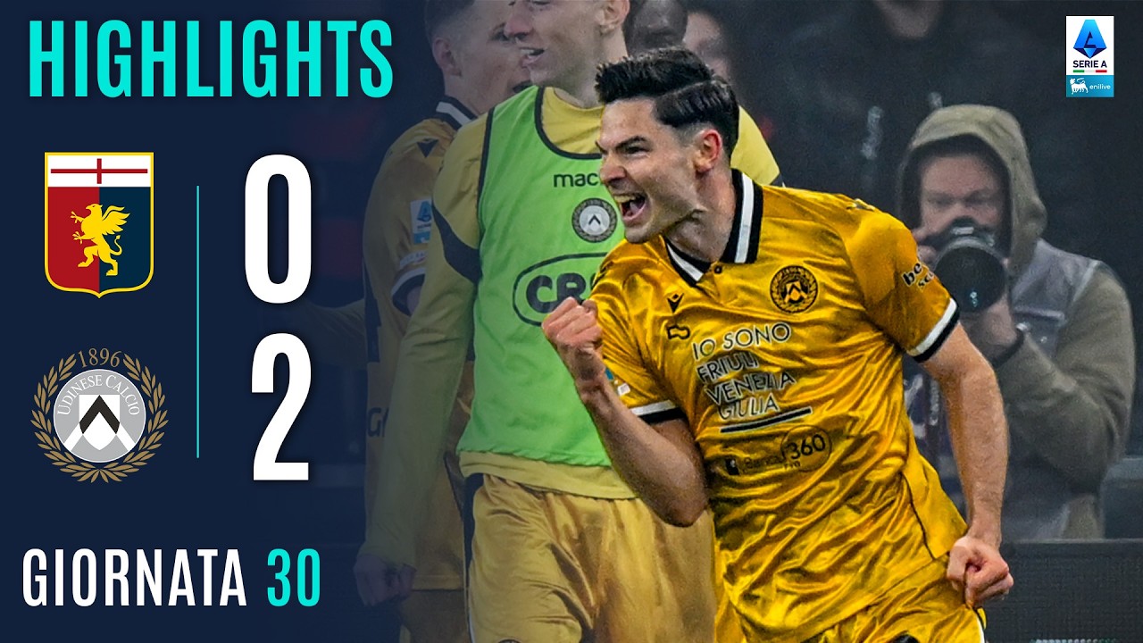 Ekkelenkamp e Davis Espugnano il Ferraris | GENOA-UDINESE 0-2 | HIGHLIGHTS | SERIE A ENILIVE 2025/26