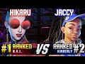 SF6 ▰ HIKARU (#1 Ranked A.K.I.) vs JACCY (#2 Ranked Kimberly) ▰ High Level Gameplay