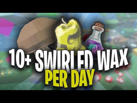 How to *FARM* 10+ Swirled Wax PER DAY | Bee Swarm Simulator