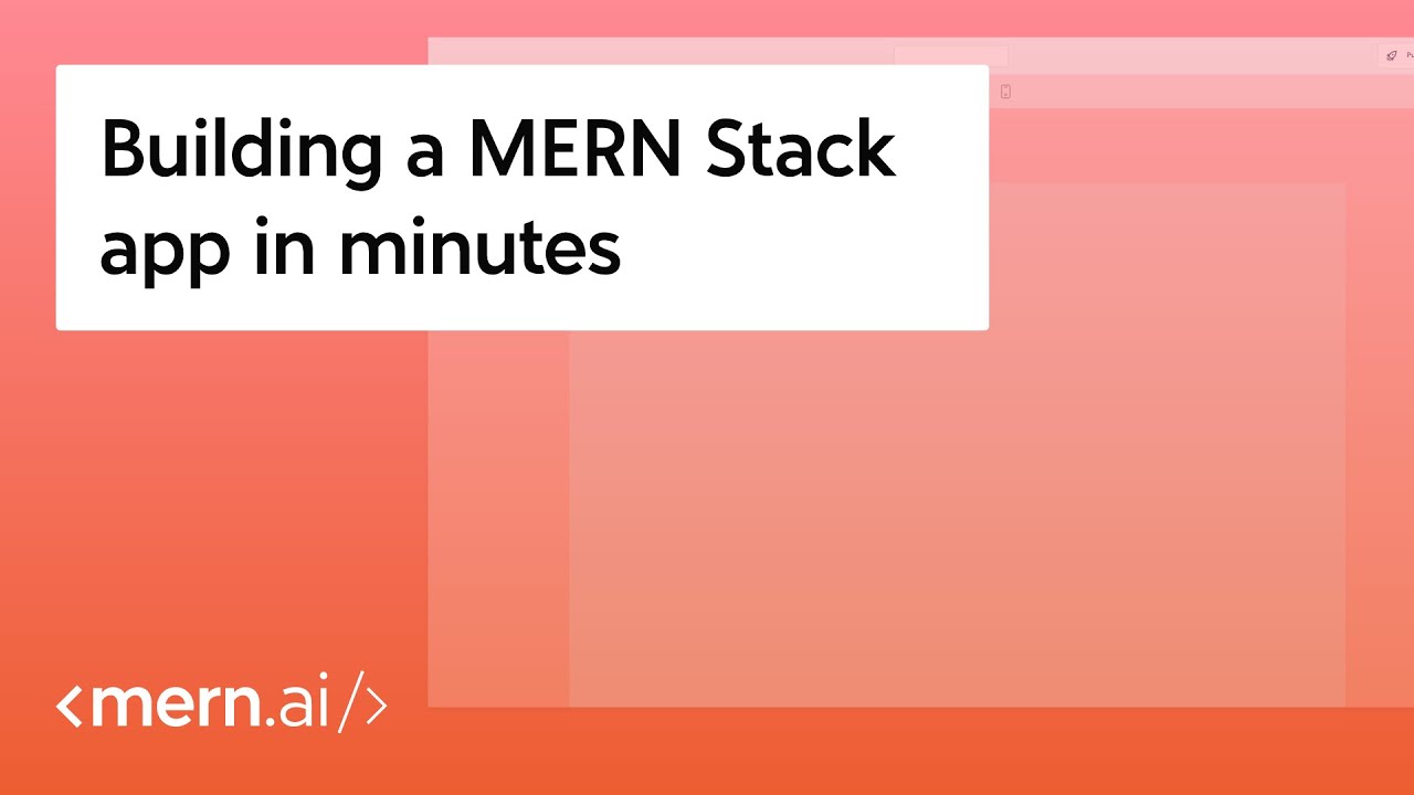MERN.AI tutorial