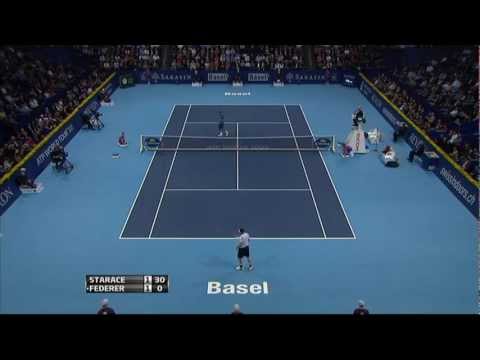 Bazel 2011 1e Ronde - Roger Federer vs Potito Starace