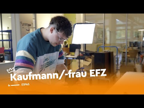 Die Ausbildung als Kaufmann/-frau EFZ - ESPAS | Lehrstellenvideo | Yousty