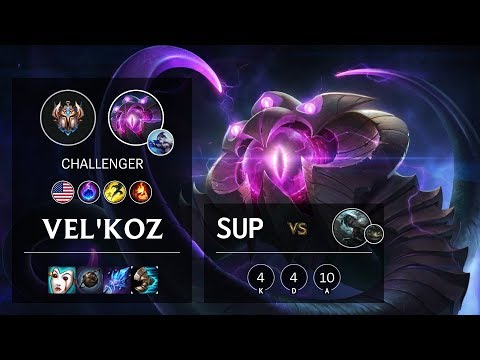 Vel'Koz Support vs Senna - NA Challenger Patch 10.8