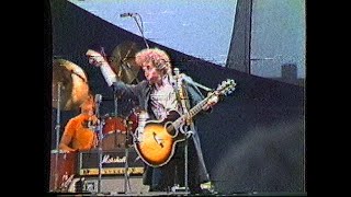 Simple Twist Of Fate- Audio Upgrade /Alternate Lyrics -Filmed by The 2 Daves July 1984 Bob Dylan
