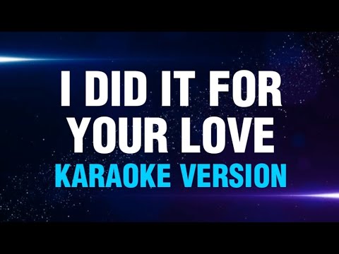 I Did It For Your Love - Glenn Frey