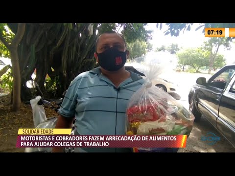Trabalhadores do transporte coletivo de Teresina recebem cestas básicas 09 06 2021