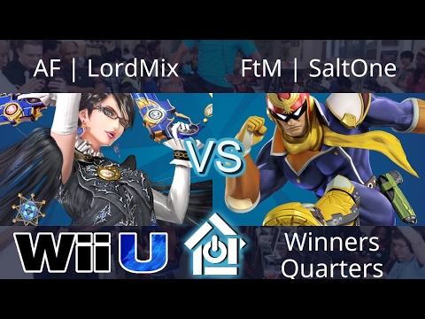 Gwinett Brawl 4/8/17  - AF| LordMix (Bayonetta) vs FtM| SaltOne (Falcon) - Smash 4 Winners Quarters