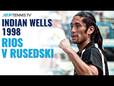 Classic Tennis Highlights: Marcelo Rios v Greg Rusedski | Indian Wells 1998 Final