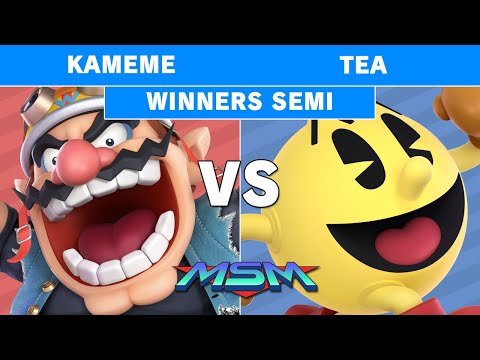 MSM 205 - Tea (Pac-man) Vs R2G | Kameme (Wario) Winners Semis - Smash Ultimate