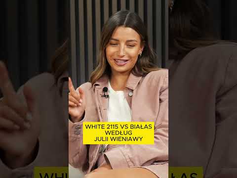White vs Białas według Julii Wieniawy #juliawieniawa #białas #white2115