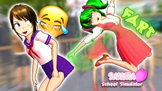 Fart Battle 😂💨 SAKURA School Simulator FUNNY VIDEO