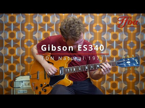 Gibson ES340 TDN Natural 1971 played by Milo Groenhuijzen | Demo