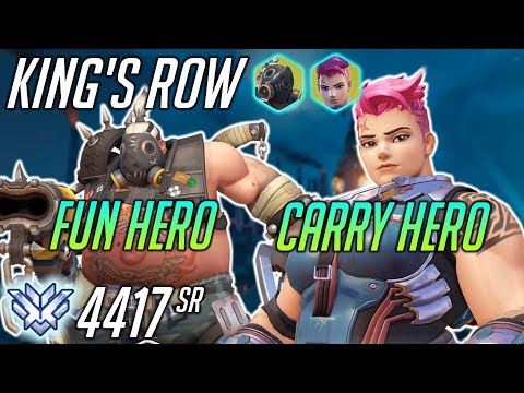 Overwatch - ROADHOG FOR FUN, ZARYA FOR WINNING King's Row 4417 SR