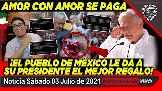 ¡BELLA NOTICIA PARA AMLO! EL PUEBLO DE MÉXICO LE ACABA DE DAR EL MEJOR DE LOS REGALOS CAMPECHANEANDO