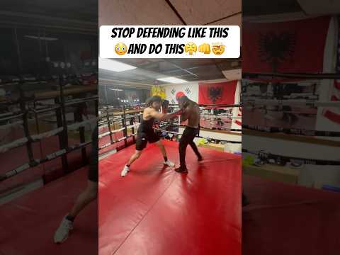How NOT To Do Defense ‼️ #boxing #shorts #learnonyoutube #fitness #boxingcoach