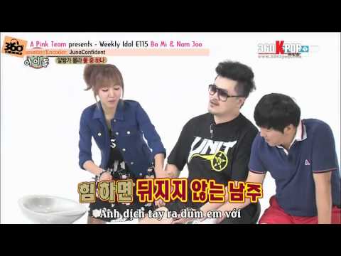 [Vietsub] 131002 A Pink Cut - Weekly Idol E115 {A Pink Team} [360kpop]