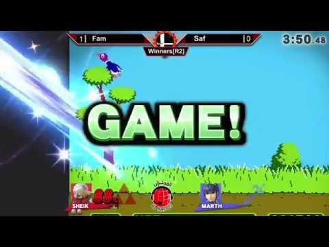 SSB4 S5 @ AlMajlis 30/10: Fam (Sheik) Vs Saf (Marth) - WR2