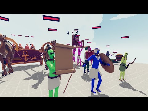 Exotic Units Egypt - Battle Royalle - Totally Accurate Battle Simulator - TABS
