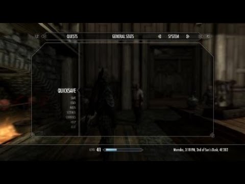 Skyrim Legendary survival Playthrough challenge ep 201