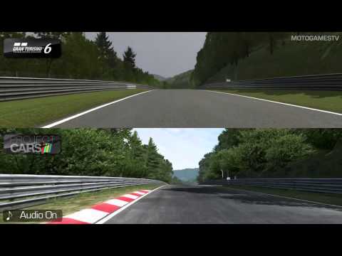 Gran Turismo 6 vs Project CARS Build 951 - Nordschleife Comparison