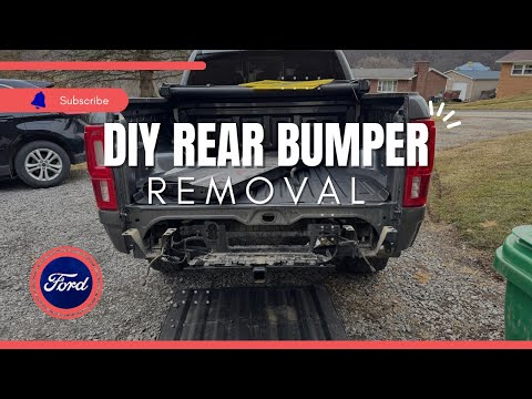 DIY Removing my rear bumper on my Ford Ranger