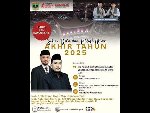 Zikir, Doa dan Tabligh Akbar Akhir Tahun 2025