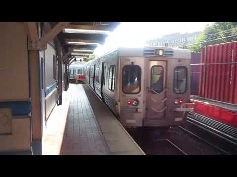 THE SEPTA MARKET-FRANKFORD LINE AT THE THE 69TH STREET TRANSPORTATION CENTER