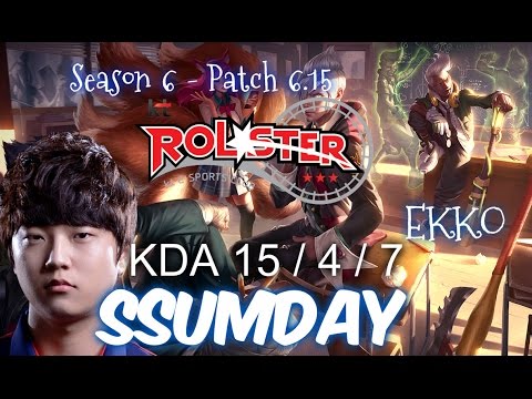 KT Ssumday EKKO vs VIKTOR MID - Patch 6.15 KR Ranked | League of Legends