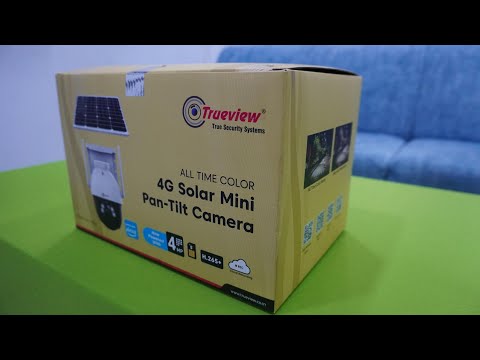Trueview solar pt camera, 4 mp
