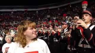 Sloopy Chimes Carmen Ohio Across the Field Ohio State Marching Band Concert 11 12 2015