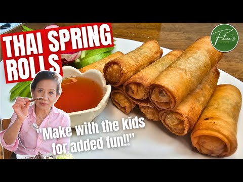 Thai Spring Rolls | MAKE With The Kids For Added FUN!!
